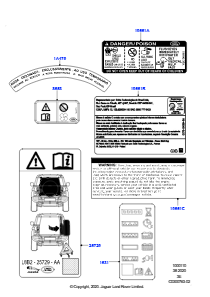 10AA Etiketten L663 NEW DEFENDER 2020 > (L663)