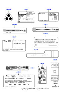 10AF Etiketten L663 NEW DEFENDER 2020 > (L663)