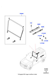 35AB Laderaumverkleidung L663 NEW DEFENDER 2020 > (L663),Normaler Radstand