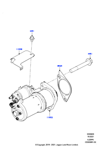 05AB Anlasser L663 NEW DEFENDER 2020 > (L663),3,0 l AJ20P6 Benzin High