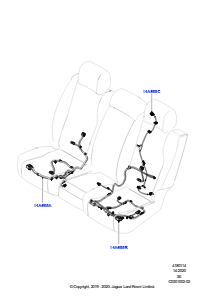 14BA Kabelstrang - Sitz L663 NEW DEFENDER 2020 > (L663)