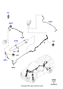 05AA Kompressor - Luftfed. u. Leit. L663 NEW DEFENDER 2020 > (L663),Normaler Radstand