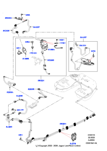 10AW Kraftstoffleitungen L663 NEW DEFENDER 2020 > (L663),2.0L I4 DSL HIGH DOHC AJ200