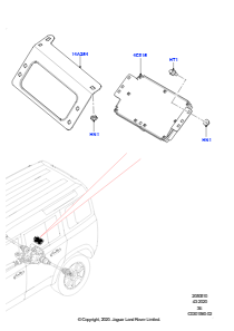 10 Hinterachsmodule und Sensoren L663 NEW DEFENDER 2020 > (L663),Torque Vectoring By Braking (TVBB)