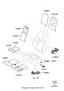 20AC Polster, Verkl. & Heiz. - Vorders. L663 NEW DEFENDER 2020 > (L663)