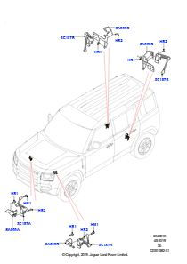 10AA Steuerung/Elektrik, Luftfederung L663 NEW DEFENDER 2020 > (L663),Mit Vierrad-Luftfederung