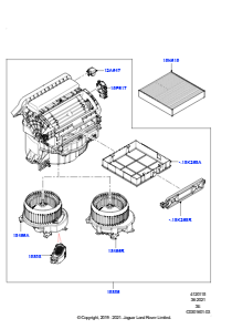15 Lüfter - Heizung/Klima und Bauteile L663 NEW DEFENDER 2020 > (L663)