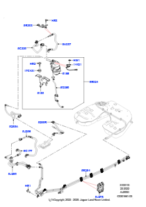 10AX Kraftstoffleitungen L663 NEW DEFENDER 2020 > (L663),2.0L I4 DSL HIGH DOHC AJ200