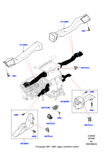 05AB Belüft.-/Frischluftdüsen u. -führ. L663 NEW DEFENDER 2020 > (L663)