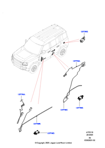 15AB Innenleuchten L663 NEW DEFENDER 2020 > (L663),Normaler Radstand