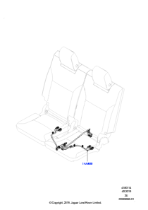 14CA Kabelstrang - Sitz L663 NEW DEFENDER 2020 > (L663),Normaler Radstand