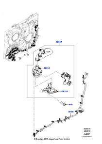 10AT Wasserpumpe L663 NEW DEFENDER 2020 > (L663),2.0L I4 DOHC AJ200 Benz., hohe L.