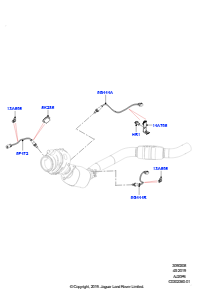 08AD Abgassensoren und Module L462 DISCOVERY 5 2017 > (L462),Emissionsstufe EU6