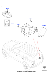 20AE Kraftstoffbetriebener Zuheizer L663 NEW DEFENDER 2020 > (L663),Kraft.-hzg. mit Standheiz. & Fernb.