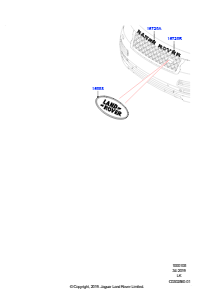 05D Schriftzüge L405 RANGE ROVER 2013 - 2022