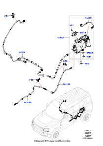 13AP Aktivkohlebehälter L663 NEW DEFENDER 2020 > (L663),2.0L I4 DOHC AJ200 Benz., hohe L.