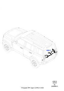 15AC Kabelstrang - Karosserie u. Heck L663 NEW DEFENDER 2020 > (L663)