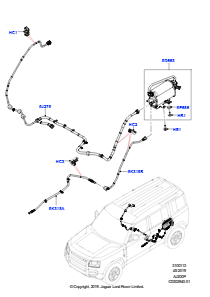 13AR Aktivkohlebehälter L663 NEW DEFENDER 2020 > (L663),2.0L I4 DOHC AJ200 Benz., hohe L.