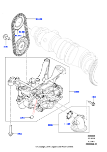 05AB Ölpumpe L551 NEW RANGE ROVER EVOQUE 2019 > (L551),Werk Halewood
