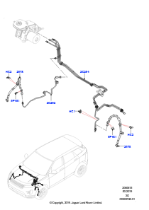 15AD Bremsleitungen vorn L551 NEW RANGE ROVER EVOQUE 2019 > (L551),Werk Halewood