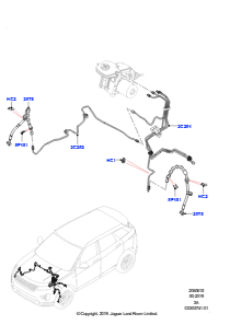 15AE Bremsleitungen vorn L551 NEW RANGE ROVER EVOQUE 2019 > (L551),Werk Halewood