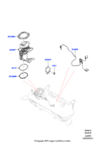 10AC Kraftstoffpumpe & Geber - getaucht L551 NEW RANGE ROVER EVOQUE 2019 > (L551),Werk Halewood