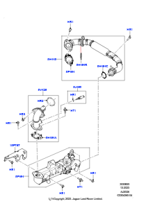 20AB Abgasrückführung L405 RANGE ROVER 2013 - 2022,3,0 l AJ20D6 Diesel High