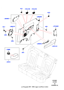 25AG Seitenverkleidung L663 NEW DEFENDER 2020 > (L663),Kurzer Radstand