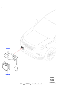 05AD Geschwindigkeitsregelanlage L551 NEW RANGE ROVER EVOQUE 2019 > (L551),Werk Halewood