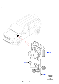 05F Antiblockiersystem L550 DISCOVERY SPORT 2015 > (L550),Hergestellt in Werk Changsu (China)