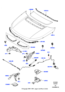 20E Motorhaube u. Anbauteile L550 DISCOVERY SPORT 2015 > (L550),Hergestellt in Werk Changsu (China)