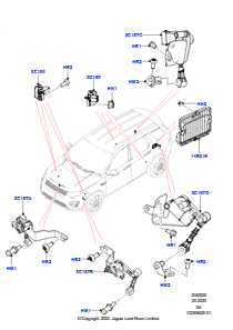 20AC Elektronische Dämpferregelung L550 DISCOVERY SPORT 2015 > (L550),Hergestellt in Werk Changsu (China)