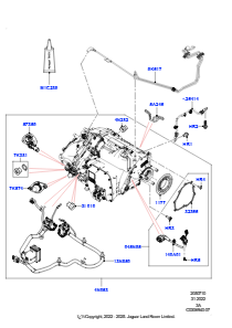 10AC Elektrische Antriebseinheit hinten L550 DISCOVERY SPORT 2015 > (L550),Hergestellt in Werk Changsu (China)