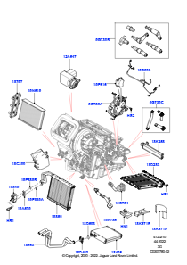 10AC Heiz./Klimaanlage, interne Bauteile L551 NEW RANGE ROVER EVOQUE 2019 > (L551),Werk Halewood