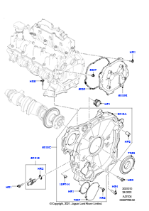 10AA Abdeckung Nockenwellenantrieb L550 DISCOVERY SPORT 2015 > (L550),Werk Halewood