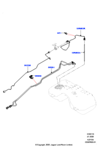 10AC Kraftstoffleitungen L551 NEW RANGE ROVER EVOQUE 2019 > (L551),Werk Halewood