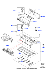 15AA Zylinderkopfhaube L551 NEW RANGE ROVER EVOQUE 2019 > (L551),Werk Halewood