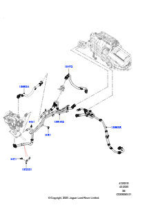15P Heizungsschläuche L560 RANGE ROVER VELAR 2017 > (L560),3,0 l AJ20P6 Benzin High