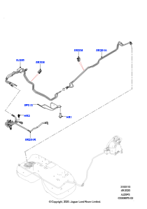 10AG Kraftstoffleitungen L551 NEW RANGE ROVER EVOQUE 2019 > (L551),Werk Halewood