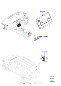 05D Bedieneinheit - Heizung/Klimaanlage L550 DISCOVERY SPORT 2015 > (L550),Werk Halewood