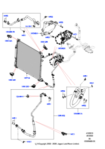 10AC Kondensator/Kompr. - Klimaanl. L663 NEW DEFENDER 2020 > (L663),2.0L Aj200P Hallo Phev
