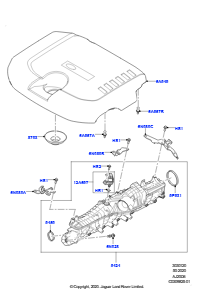 20AC Ansaugkrümmer L462 DISCOVERY 5 2017 > (L462),3,0 l AJ20D6 Diesel High