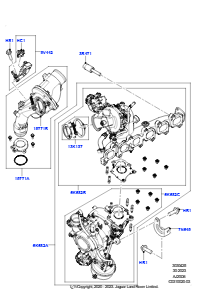 25AD Turbolader L462 DISCOVERY 5 2017 > (L462),3,0 l AJ20D6 Diesel High