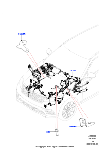 03AB Kabelstrang Motorraum L560 RANGE ROVER VELAR 2017 > (L560)