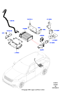 10AA Hybrid-Elektrikmodule L560 RANGE ROVER VELAR 2017 > (L560),Batterie für Elektromotor - MHEV