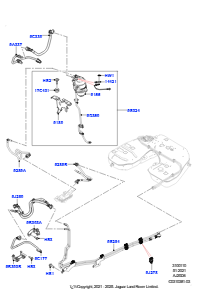10AE Kraftstoffleitungen L663 NEW DEFENDER 2020 > (L663),3,0 l AJ20D6 Diesel High