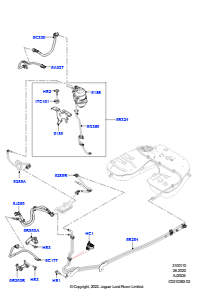 10AF Kraftstoffleitungen L462 DISCOVERY 5 2017 > (L462),3,0 l AJ20D6 Diesel High