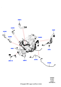 05BW Leitungen u. Schläuche - Kühlsystem L462 DISCOVERY 5 2017 > (L462),Ohne Motorkühlsystem