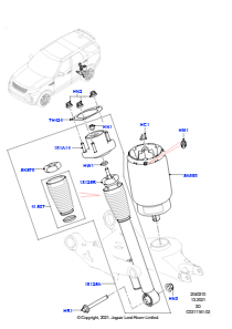 10E Hinterfedern/Stoßdämpfer L462 DISCOVERY 5 2017 > (L462)