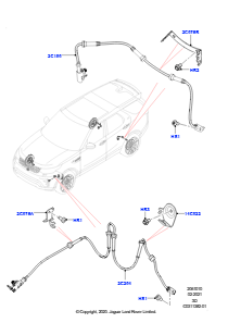 10AA ABS Sensoren L462 DISCOVERY 5 2017 > (L462)